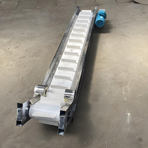 Transportador de transporte de alimentos y sal de acero inoxidable 