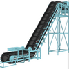 Z-type graanemmer heft verticale transportband met liftband op