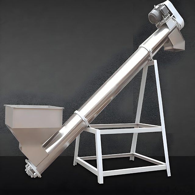 Transportador de tornillo hidr&aacute;ulico de altura ajustable 